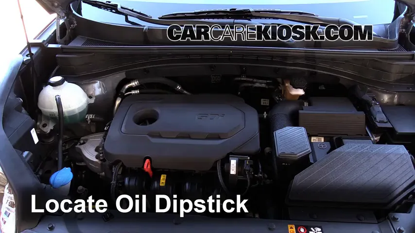 2017 Kia Sportage LX 2.4L 4 Cyl. Oil Check Oil Level